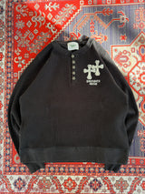 Double cross logo waffle henry L/S tee