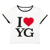 I Love YG linger ss tee