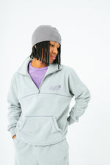 Half zip fleece setup