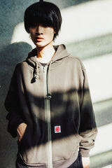 the inner peace logo zip hoodie