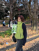 가짜 모피 조끼