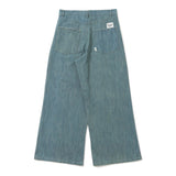 Random gradation buggy denim