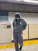 H flower logo hoodie setup