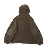 반 zip 양털 파카