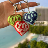心臟徽標鑰匙扣