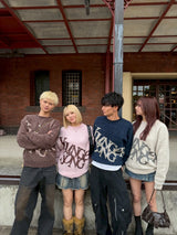 Universal lame jacquard knit