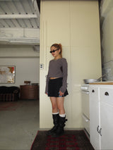 heart switch long tee