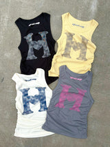 H HEART LOGO TANK