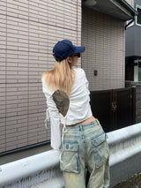 heart switch long tee