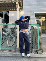 Check pattern sweat pants