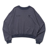 glitter crew sweat shirt