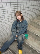 CMT 통치자는 데님 L/S 셔츠를 씻었습니다