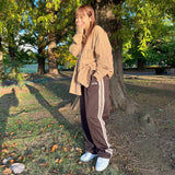 retro line track pants