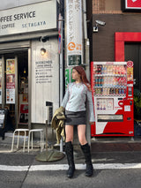 Shoulder point long Tee