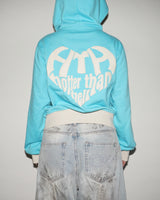 BICOLOR HEART LOGO HOODIE