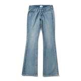 lowrise flare denim