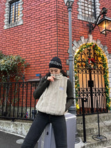 가짜 모피 조끼