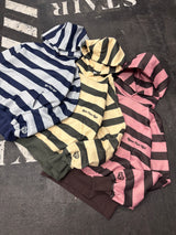 border heart logo hoodie