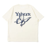 Foil pigment butterfly logo ss tee