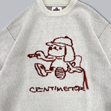 손 그리기 통치자 니트