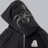 Galfy x 센티미터 지퍼 까마귀