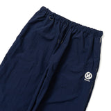 N logo side-zip nylon pants