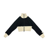 rib stand sweat jacket