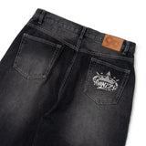 King Logo Vintage Like Denim