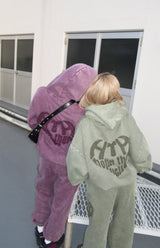 Vintage Like Heart Logo Hoodie