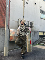 徽標蓬鬆的針織