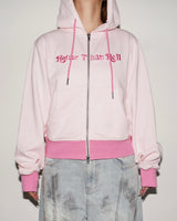 BICOLOR HEART LOGO HOODIE