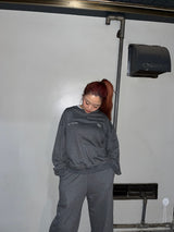 glitter crew sweat shirt