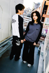 universal logo raglan ls tee