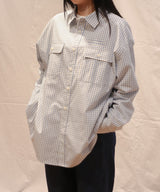 ダブルポケットチェックシャツ