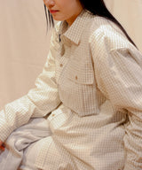 ダブルポケットチェックシャツ