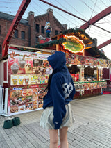 心臟徽標連帽衫