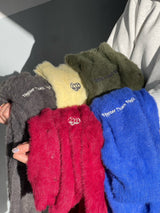 shaggy cropped cardigan