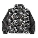 eco leather boa blouson
