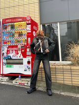 Curve Stitch Denim Pants