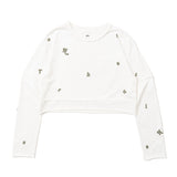 All over pattern long tee