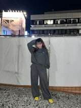 glitter crew sweat shirt