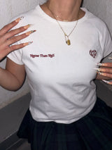 2 POINT LOGO GLITTER TEE