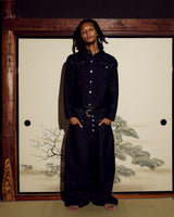 Western short denim jacket