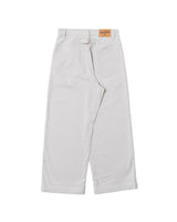 Flower studs stripe slacks