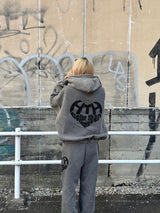 Vintage Like Heart Logo Hoodie