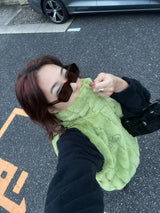 가짜 모피 조끼