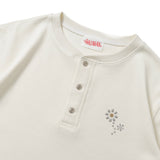 フラワースタッズサーマルTシャツ