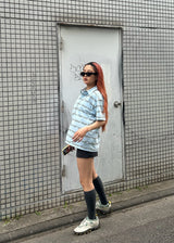 All over pattern polo shirt