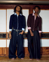 Shirt docking shirt cardigan