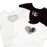 see through heart tee